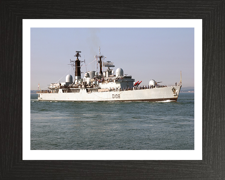 HMS Cardiff D108 Royal Navy Type 42 destroyer Photo Print or Framed Print - Hampshire Prints