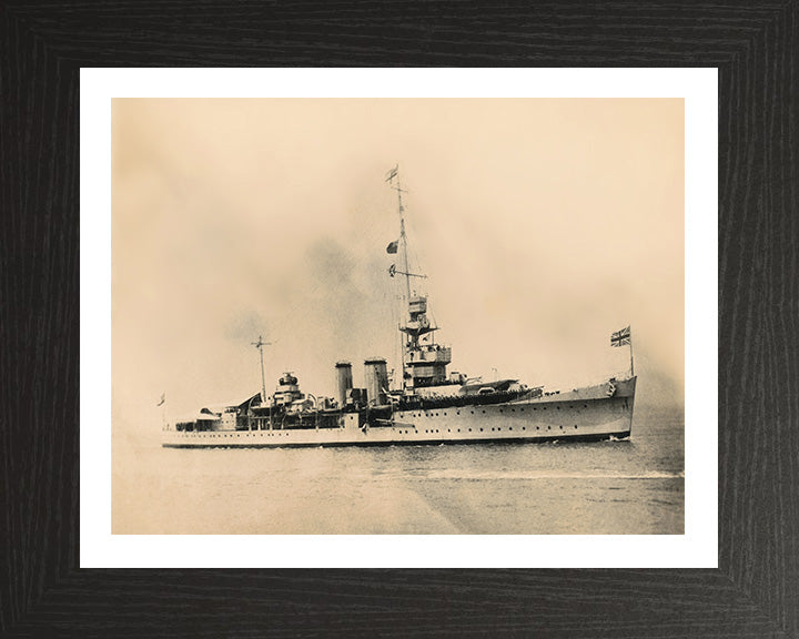 HMS Calcutta D82 | Photo Print | Framed Print | Poster | C Class | Light Cruiser | Royal Navy Hampshire Prints