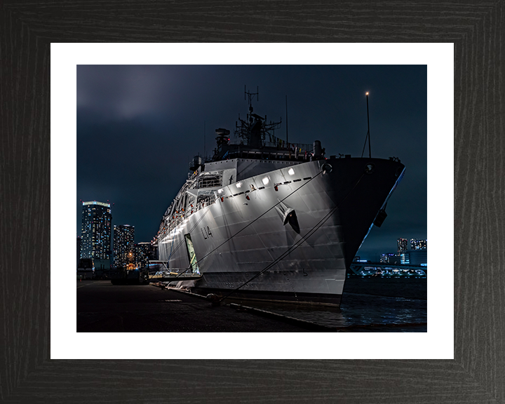 HMS Albion L14 Royal Navy Albion Class amphibious ship Photo Print or Framed Print - Hampshire Prints