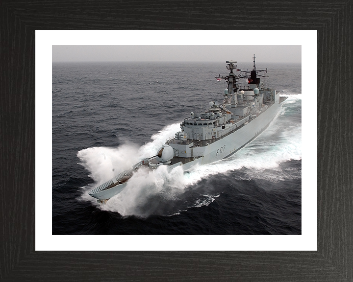 HMS Chatham F87 Royal Navy Type 22 Frigate Photo Print or Framed Print - Hampshire Prints