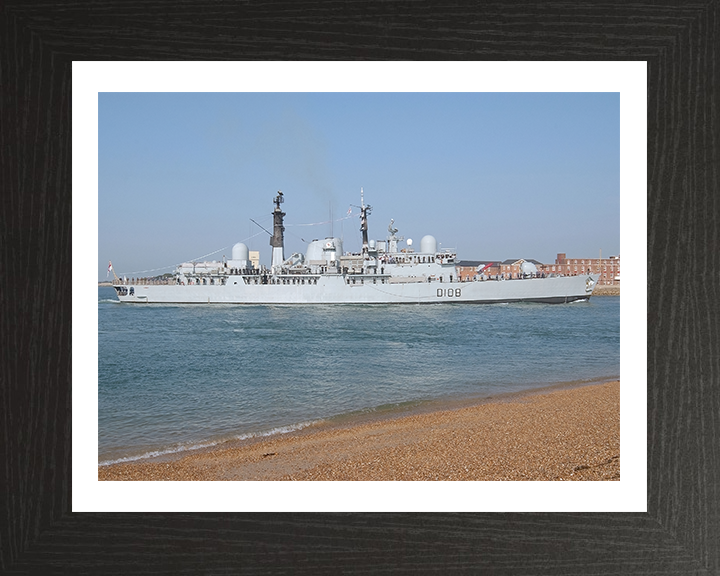 HMS Cardiff D108 | Photo Print | Framed Print | Poster | Type 42 | Destroyer | Royal Navy Hampshire Prints
