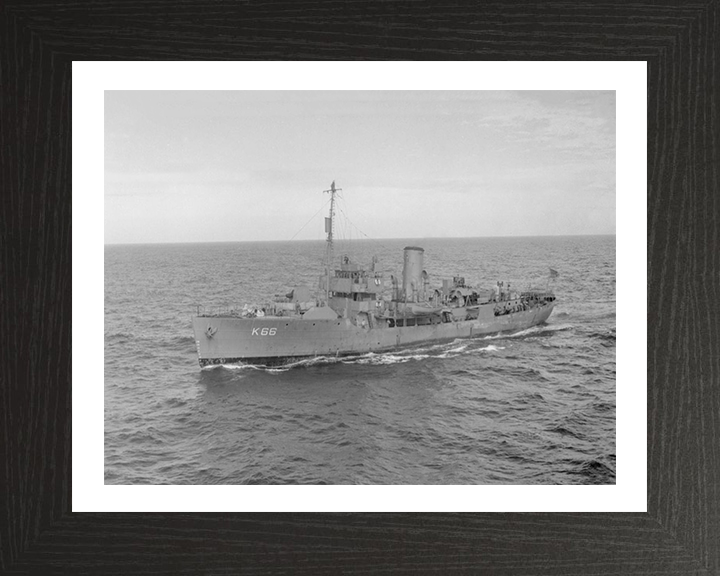 HMS Begonia K66 Royal Navy Flower class corvette Photo Print or Framed Print - Hampshire Prints