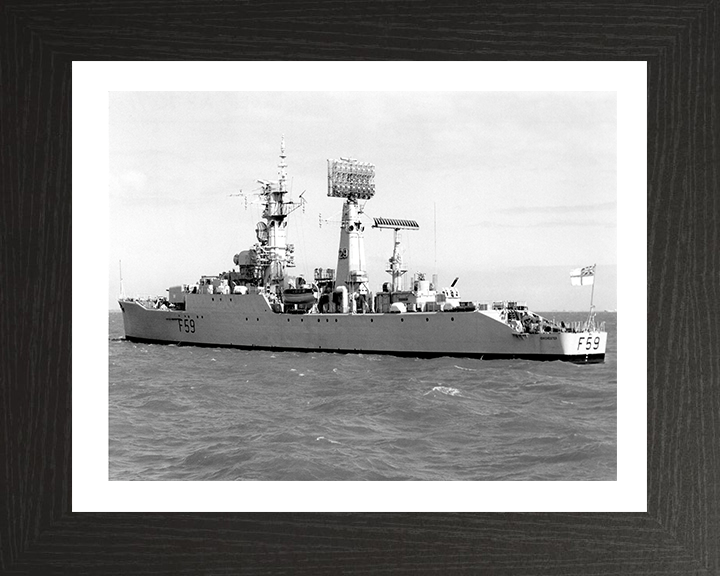 HMS Chichester F59 Royal Navy Salisbury class Frigate Photo Print or Framed Print - Hampshire Prints