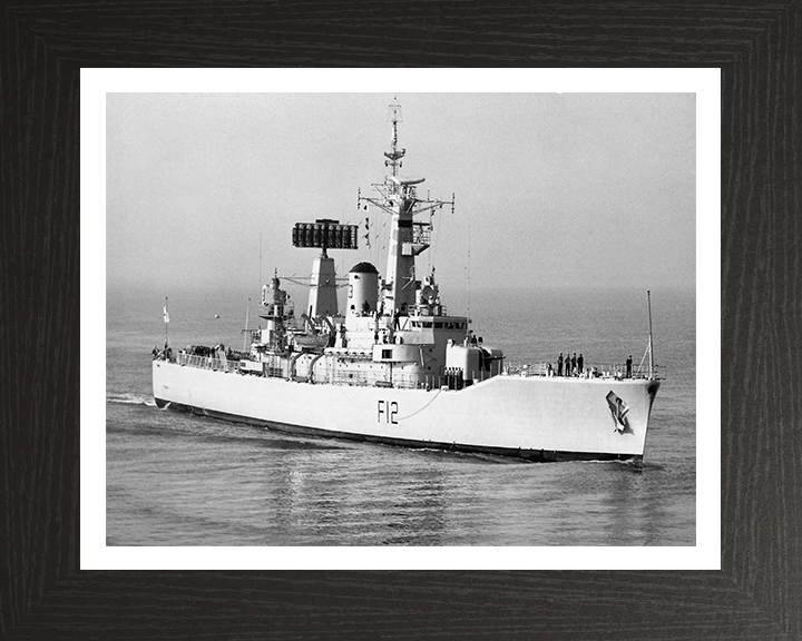 HMS Achilles F12 Royal Navy Leander Class Frigate Photo Print or Framed Print - Hampshire Prints