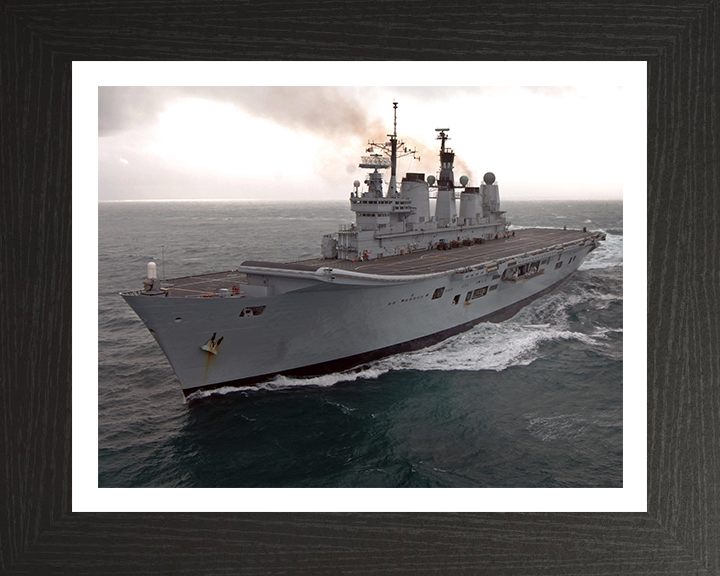 HMS Ark Royal R07 Royal Navy Invincible class aircraft carrier Photo Print or Framed Print - Hampshire Prints