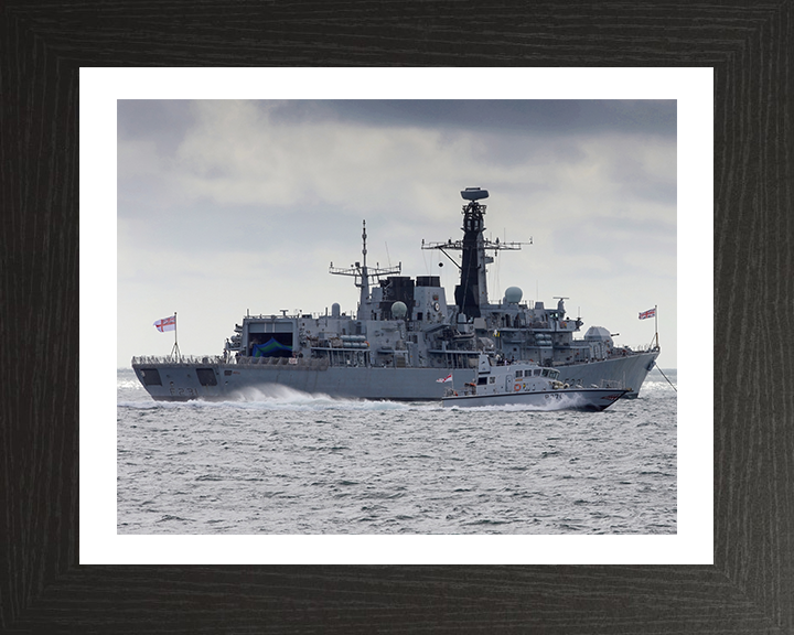 HMS Argyll F231 Royal Navy type 23 Frigate Photo Print or Framed Print - Hampshire Prints