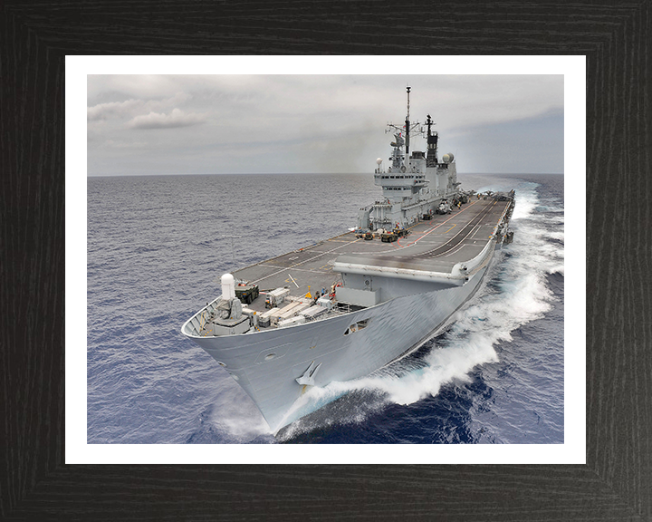 HMS Ark Royal R07 Royal Navy Invincible class aircraft carrier Photo Print or Framed Print - Hampshire Prints