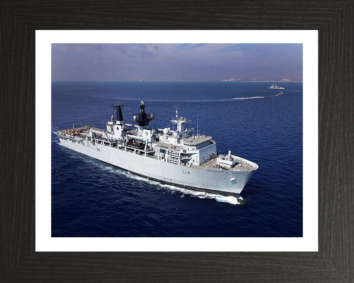 HMS Albion L14 Royal Navy Albion Class Albion Class amphibious ship Photo Print or Framed Print - Hampshire Prints