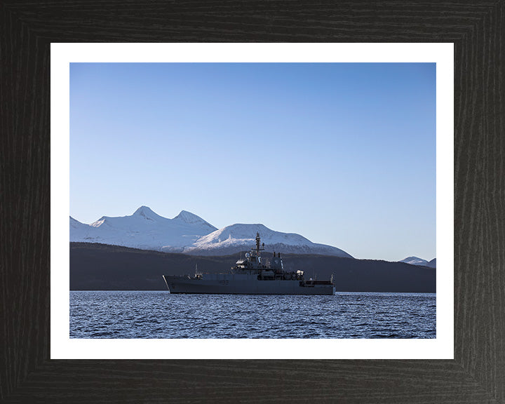 HMS Enterprise H88 Royal Navy hydrographic survey vessel Photo Print or Framed Print - Hampshire Prints