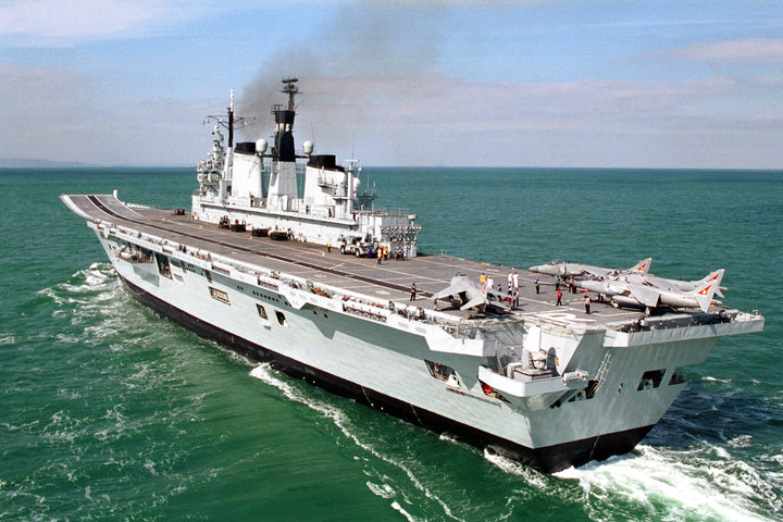 HMS Ark Royal R07 Royal Navy Invincible class aircraft carrier Photo Print or Framed Print - Hampshire Prints