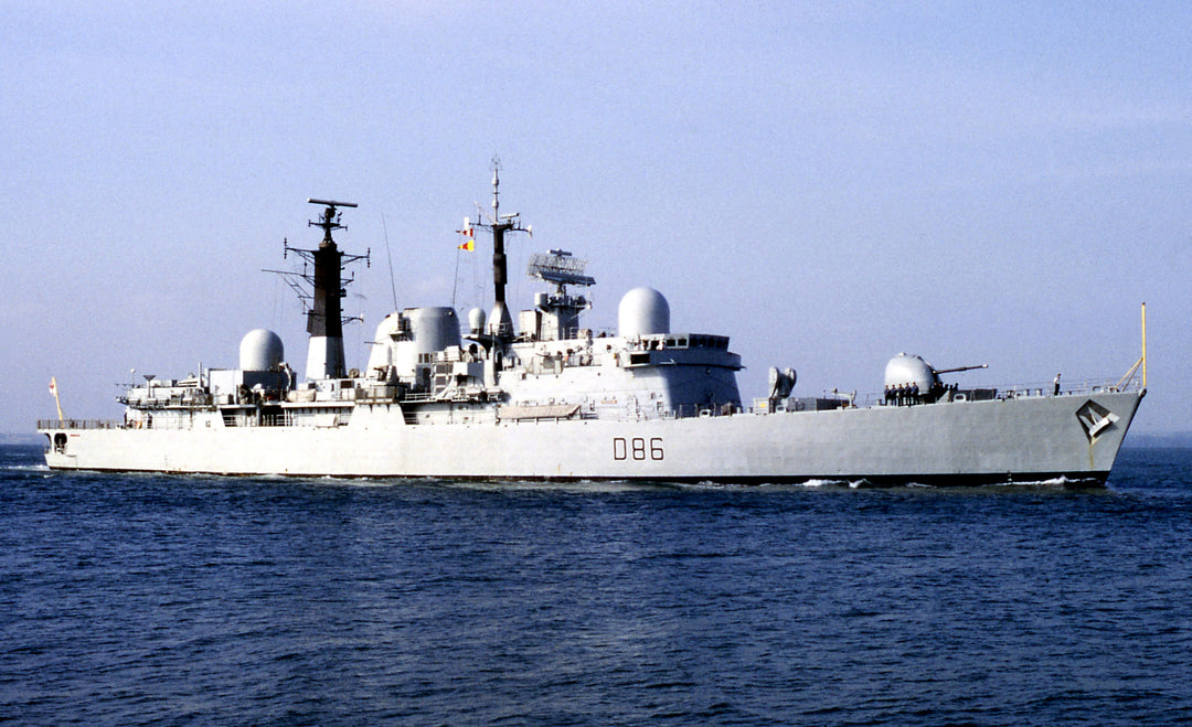 HMS Birmingham D86 Royal Navy Type 42 destroyer Photo Print or Framed Print - Hampshire Prints