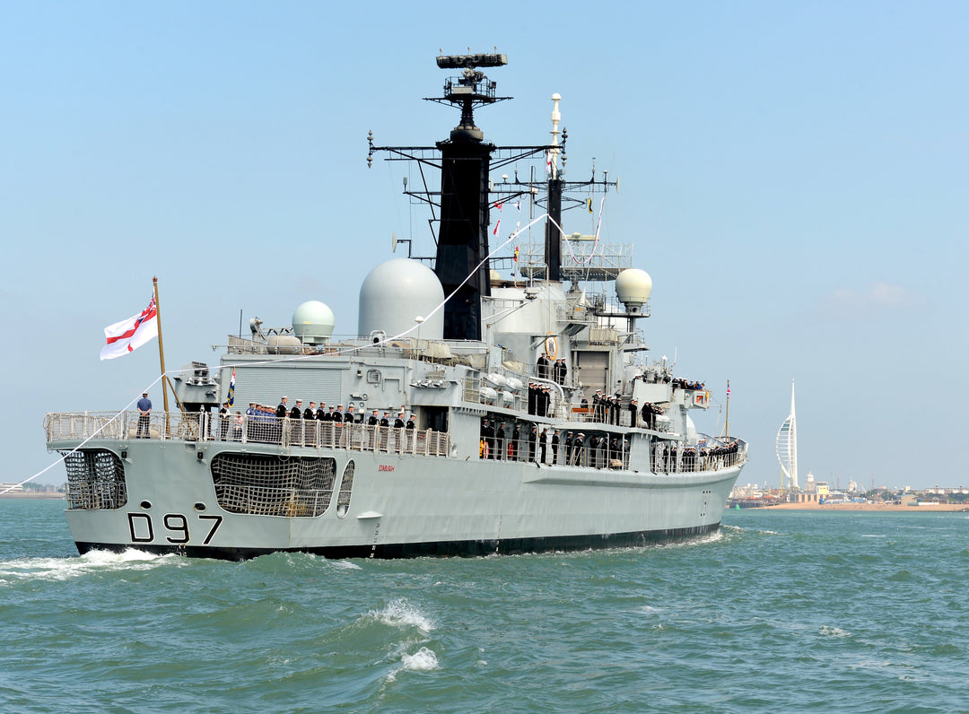HMS Edinburgh D97 | Photo Print | Framed Print | Poster | Type 42 | Destroyer | Royal Navy Hampshire Prints