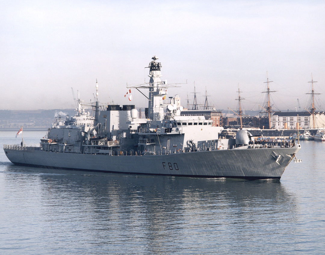 HMS Grafton F80 Royal Navy Type 23 Frigate Photo Print or Framed Print - Hampshire Prints