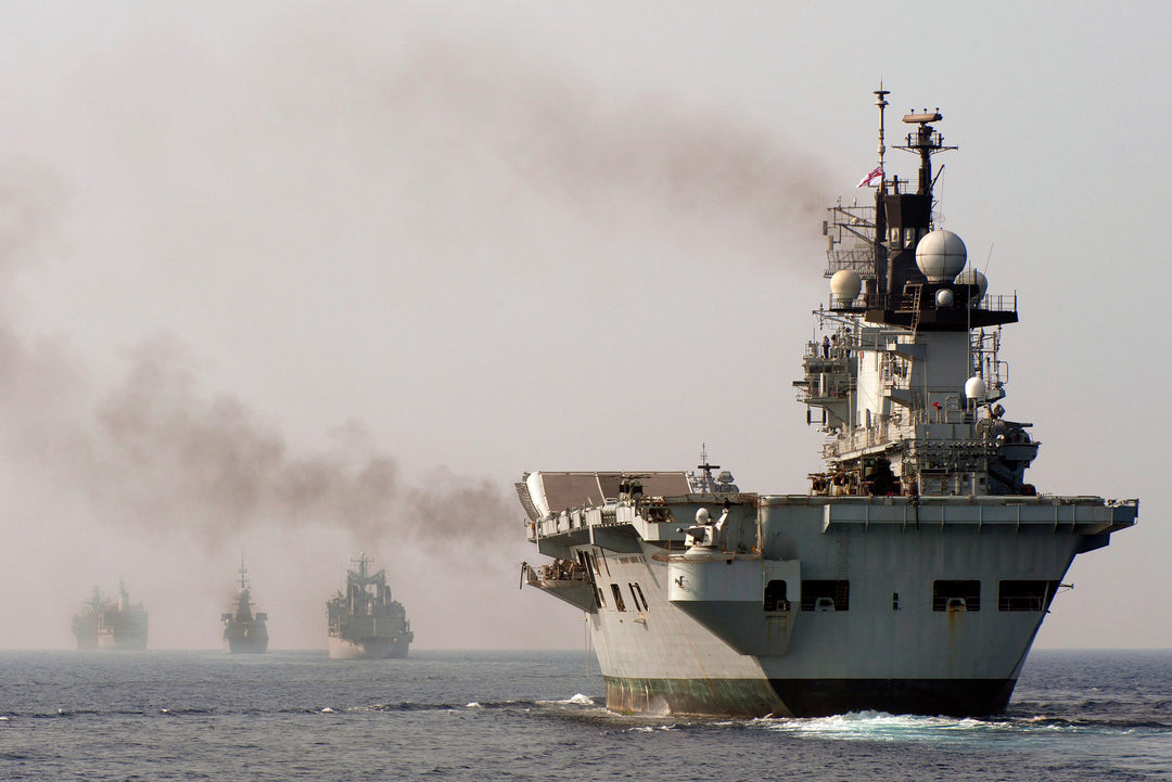 HMS Illustrious R06 | Photo Print | Framed Print | Invincible Class | Aircraft Carrier | Royal Navy Hampshire Prints