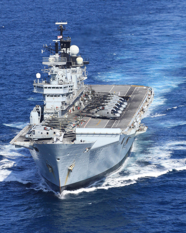 HMS Illustrious R06 | Photo Print | Framed Print | Invincible Class | Aircraft Carrier | Royal Navy Hampshire Prints