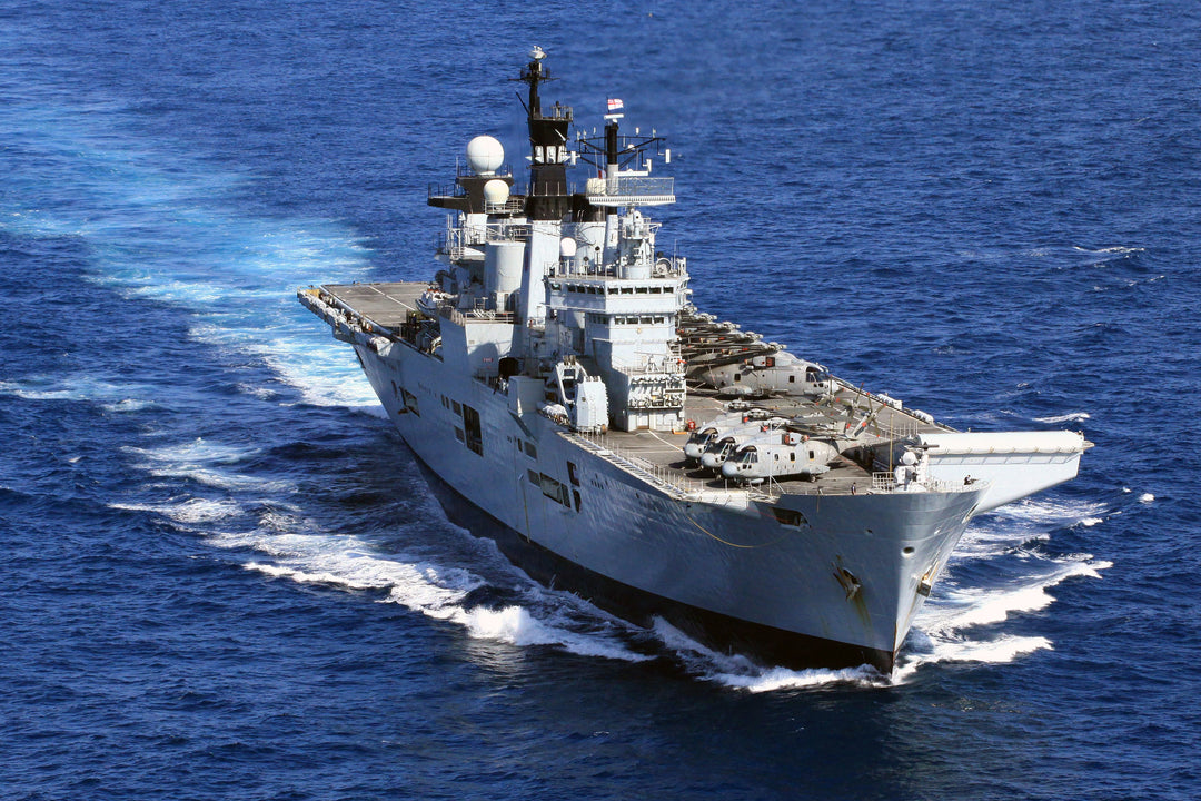 HMS Illustrious R06 | Photo Print | Framed Print | Invincible Class | Aircraft Carrier | Royal Navy Hampshire Prints