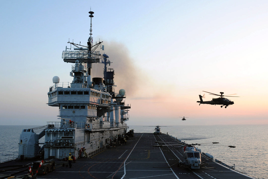 HMS Illustrious R06 | Photo Print | Framed Print | Invincible Class | Aircraft Carrier | Royal Navy Hampshire Prints