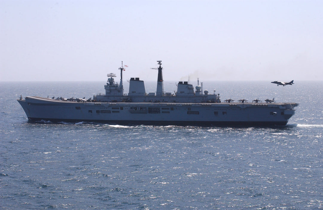 HMS Invincible R05 Royal Navy Invincible Class aircraft carrier Photo Print or Framed Print - Hampshire Prints