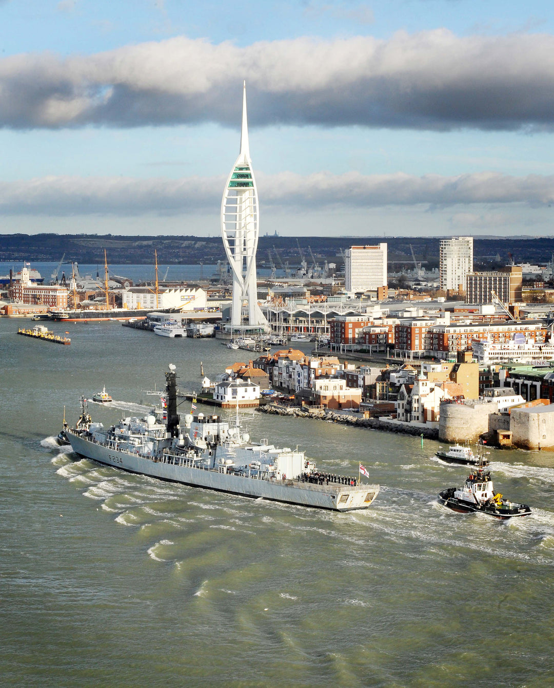 HMS Iron Duke F234 Royal Navy Type 23 frigate Photo Print or Framed Print - Hampshire Prints