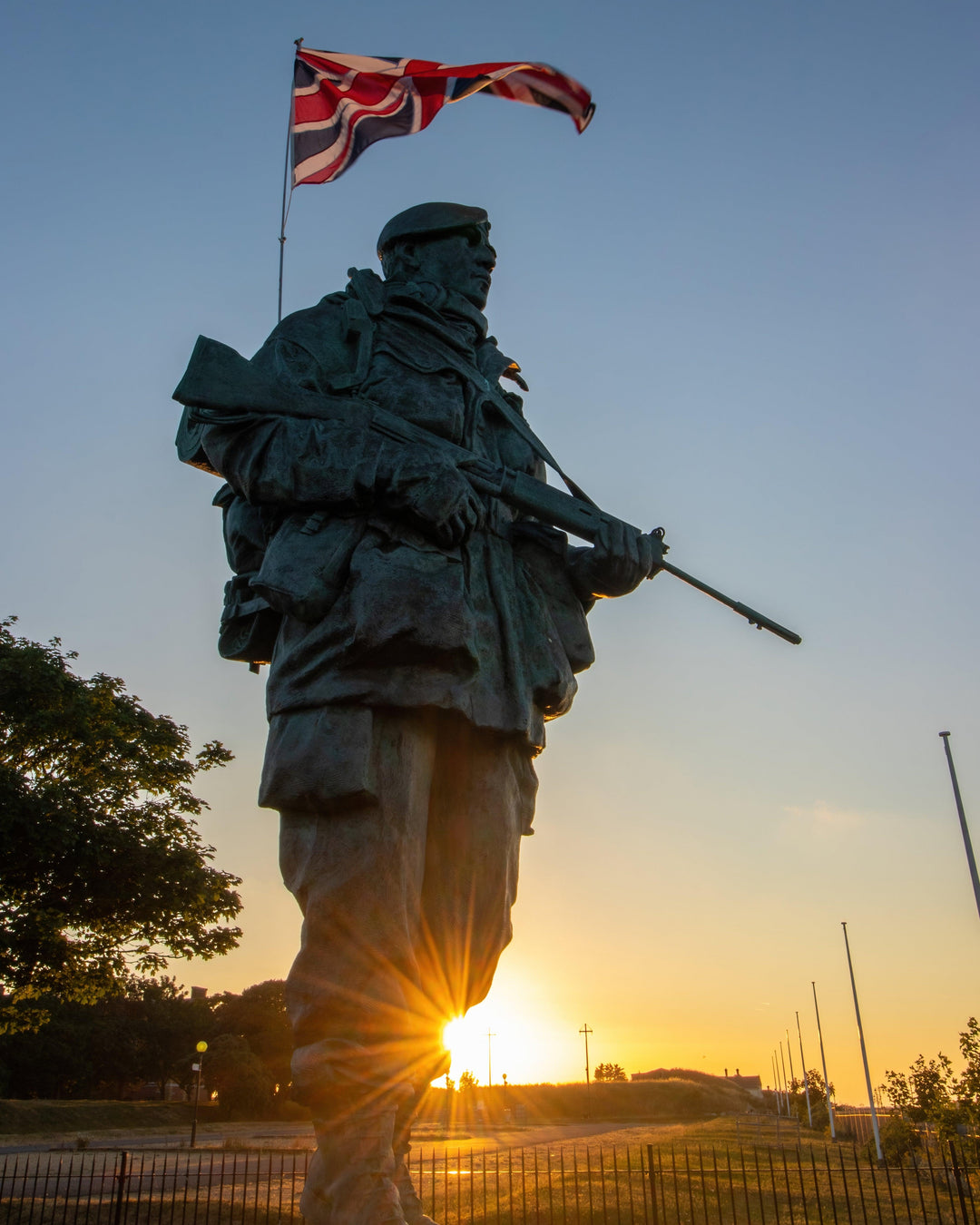 Royal Marine statue the Yomper Royal Marines museum Eastney Photo Print or Framed Photo Print - Hampshire Prints