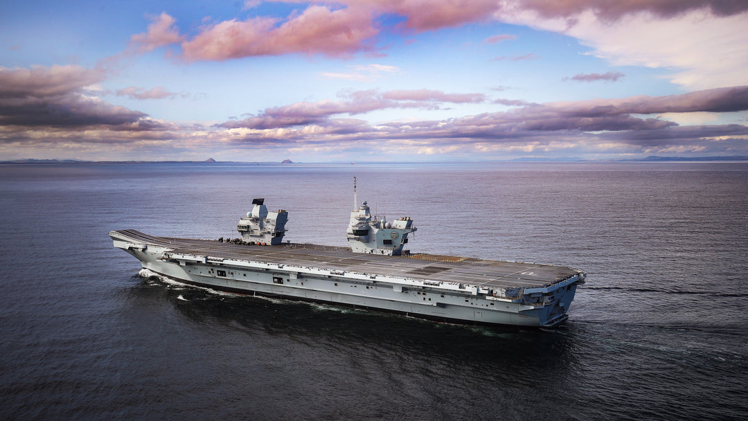 HMS Prince of Wales R09 | Photo Print | Framed Print | Queen Elizabeth Class | Aircraft Carrier | Royal Navy Hampshire Prints