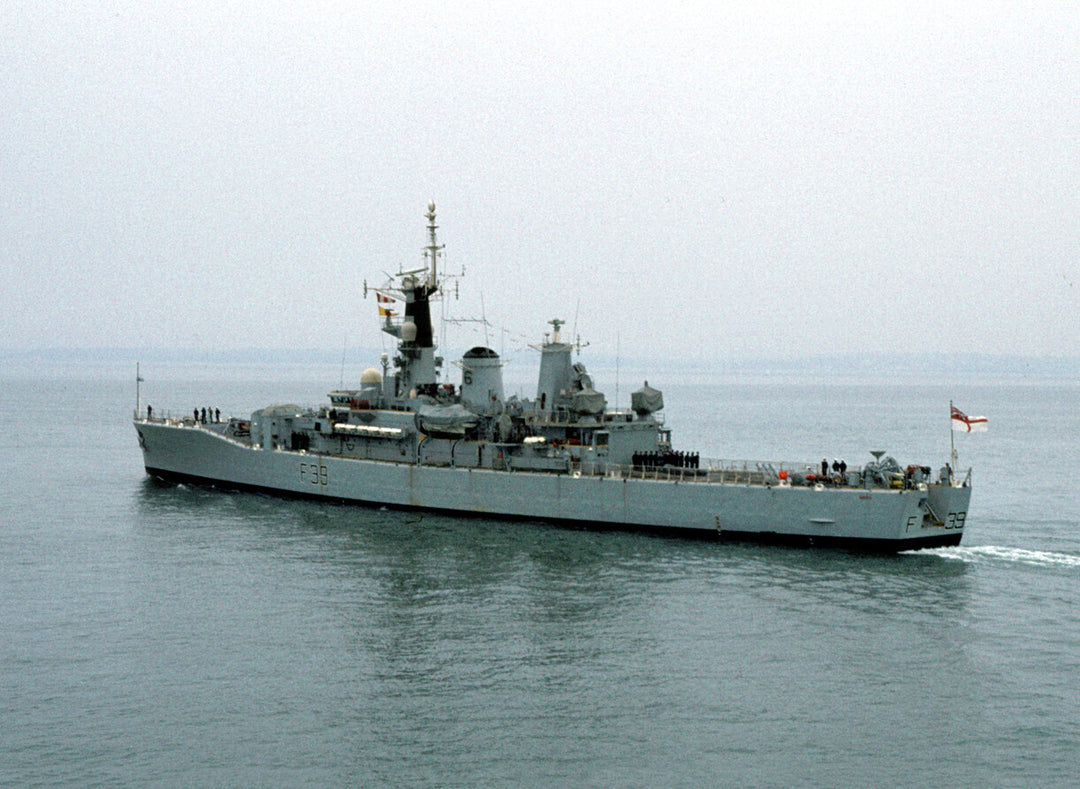 HMS Naiad F39 | Photo Print | Framed Print | Poster | Leander Class | Frigate | Royal Navy Hampshire Prints