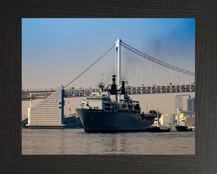 HMS Albion L14 Royal Navy Albion Class amphibious ship Photo Print or Framed Print - Hampshire Prints