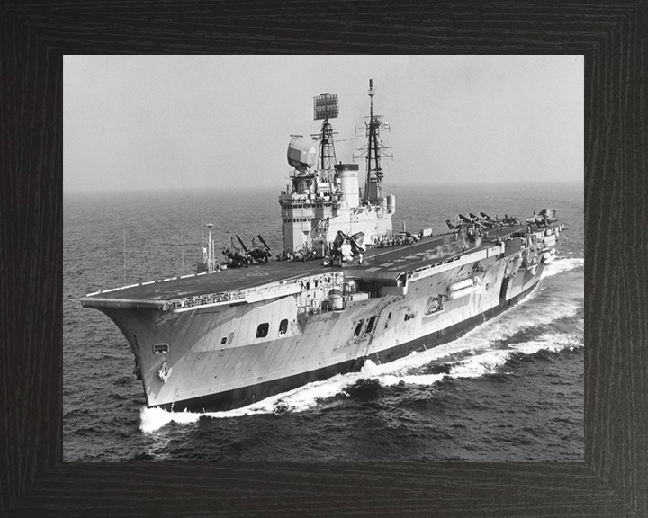 HMS Eagle R05 Royal Navy Audacious class aircraft carrier Photo Print or Framed Print - Hampshire Prints