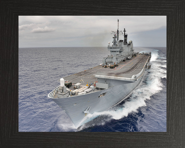 HMS Ark Royal R07 Royal Navy Invincible class aircraft carrier Photo Print or Framed Print - Hampshire Prints