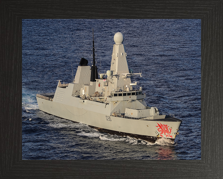 HMS Dragon D35 Royal Navy Type 45 destroyer Photo Print or Framed Print - Hampshire Prints