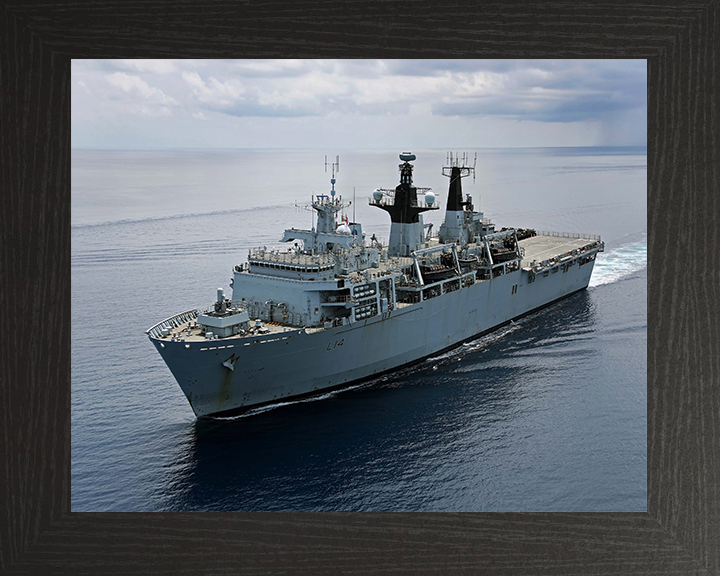 HMS Albion L14 Royal Navy Albion Class amphibious ship Photo Print or Framed Print - Hampshire Prints