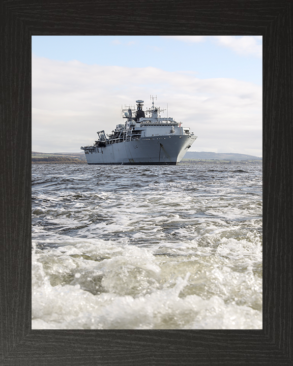 HMS Albion L14 Royal Navy Albion Class amphibious ship Photo Print or Framed Print - Hampshire Prints