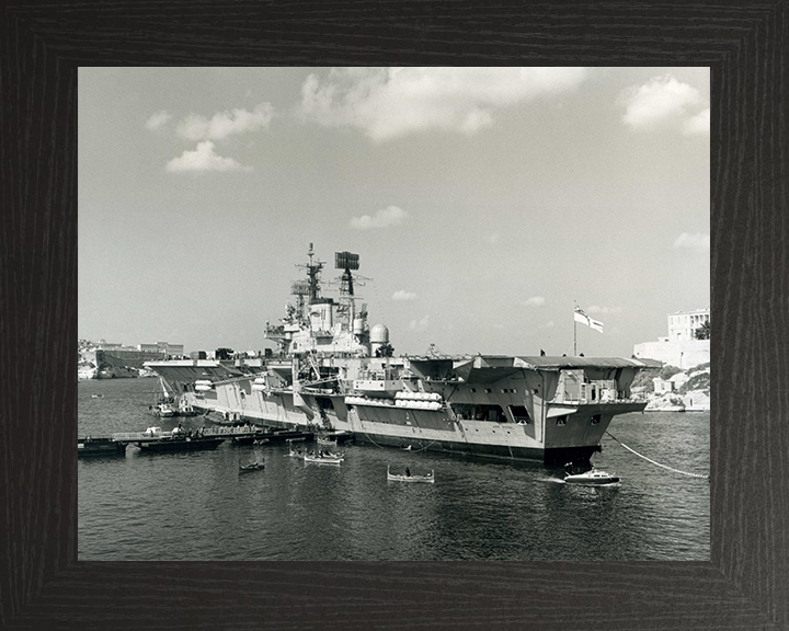 HMS Ark Royal R09 Royal Navy Audacious class aircraft carrier Photo Print or Framed Print - Hampshire Prints