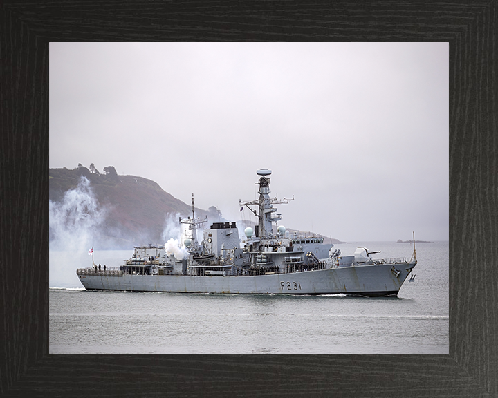 HMS Argyll F231 Royal Navy type 23 Frigate Photo Print or Framed Print - Hampshire Prints