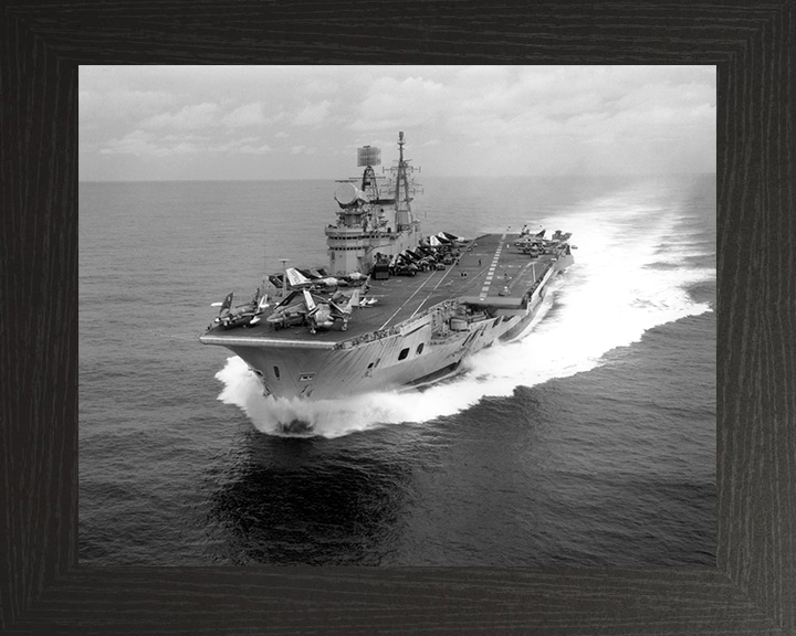 HMS Eagle R05 Royal Navy Audacious class aircraft carrier Photo Print or Framed Print - Hampshire Prints