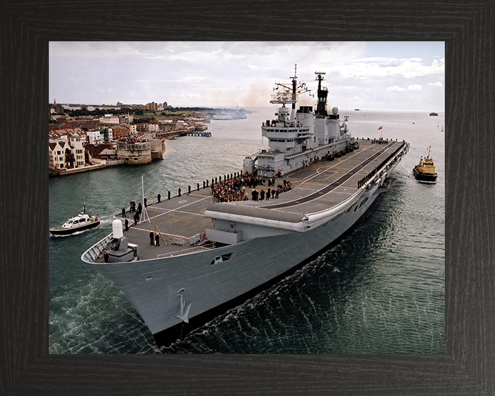 HMS Ark Royal R07 Royal Navy Invincible class aircraft carrier Photo Print or Framed Print - Hampshire Prints