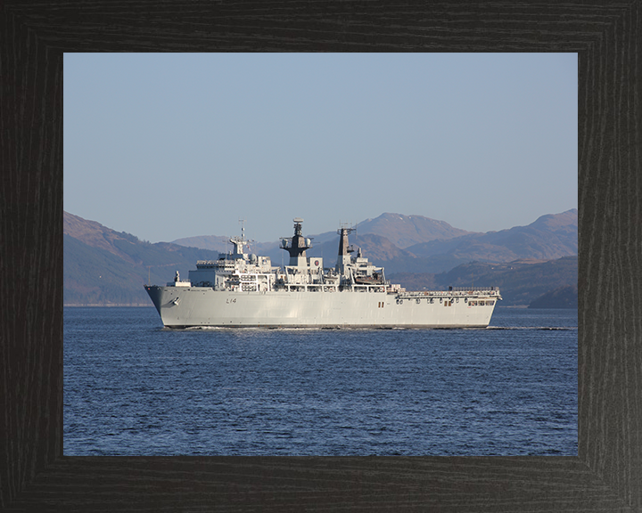 HMS Albion L14 Royal Navy Albion Class amphibious ship Photo Print or Framed Print - Hampshire Prints