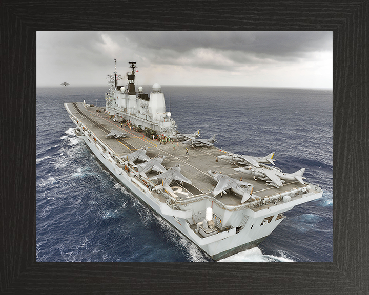 HMS Ark Royal R07 Royal Navy Invincible class aircraft carrier Photo Print or Framed Print - Hampshire Prints