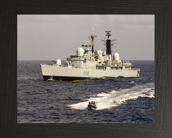 HMS Cardiff D108 Royal Navy Type 42 destroyer Photo Print or Framed Print - Hampshire Prints