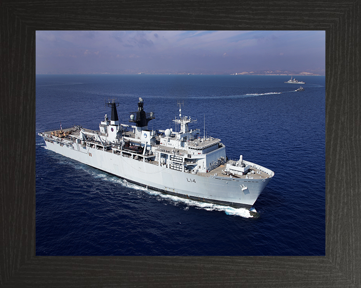 HMS Albion L14 Royal Navy Albion Class Albion Class amphibious ship Photo Print or Framed Print - Hampshire Prints