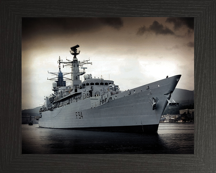 HMS Brave F94 Royal Navy Type 22 Frigate Photo Print or Framed Print - Hampshire Prints