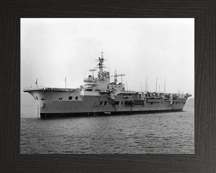 HMS Ark Royal R09 Royal Navy Audacious class aircraft carrier Photo Print or Framed Print - Hampshire Prints