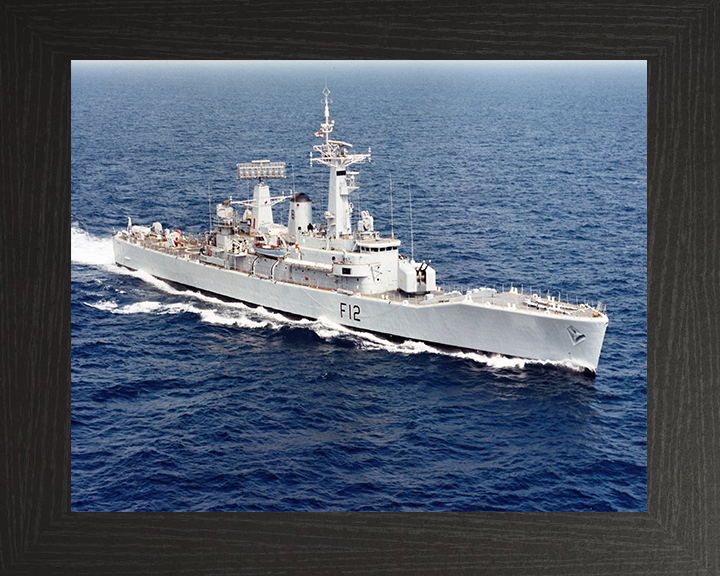 HMS Achilles F12 Royal Navy Leander Class Frigate Photo Print or Framed Print - Hampshire Prints