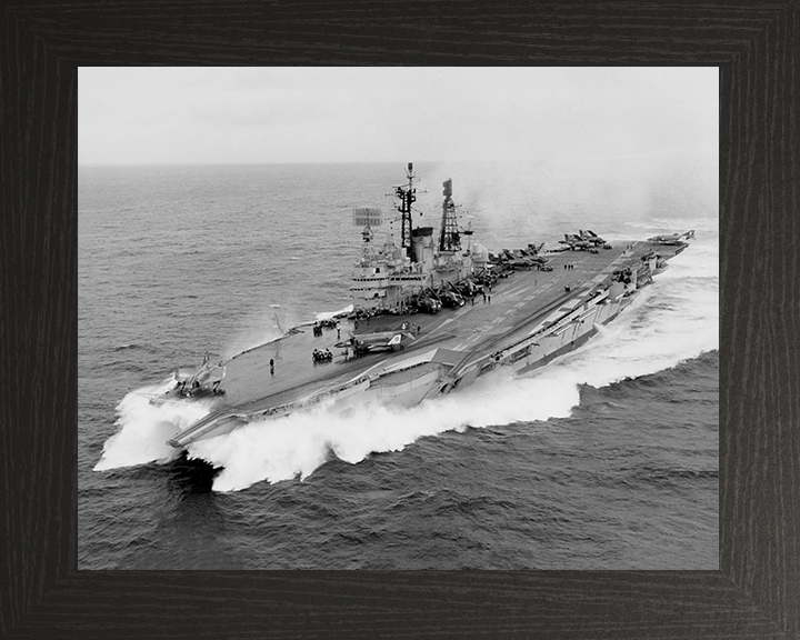 HMS Ark Royal R09 Royal Navy Audacious class aircraft carrier Photo Print or Framed Print - Hampshire Prints