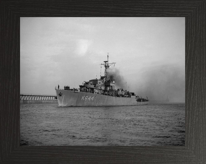 HMS Cawsand Bay K644 Royal Navy Bay Class Frigate Photo Print or Framed Print - Hampshire Prints