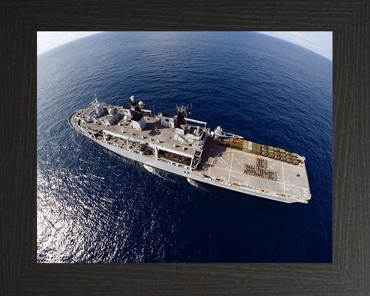 HMS Albion L14 Royal Navy Albion Class amphibious ship Photo Print or Framed Print - Hampshire Prints