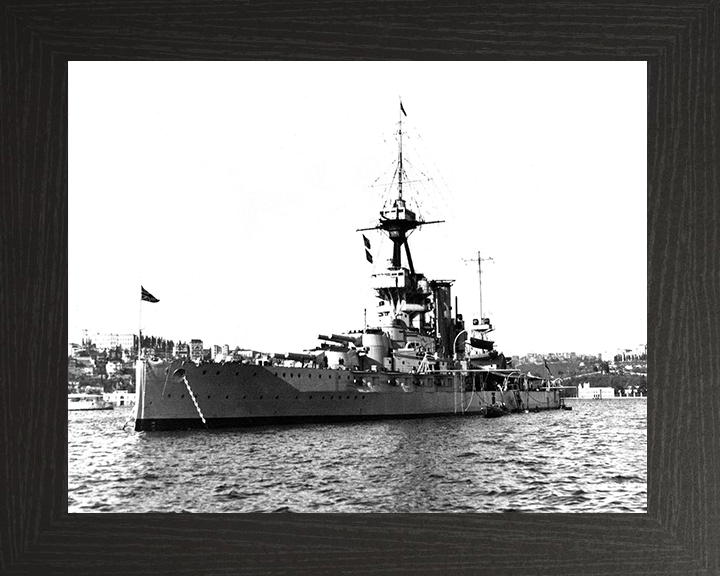 HMS Benbow (1913) Royal Navy Iron Duke class battleship Photo Print or Framed Print - Hampshire Prints