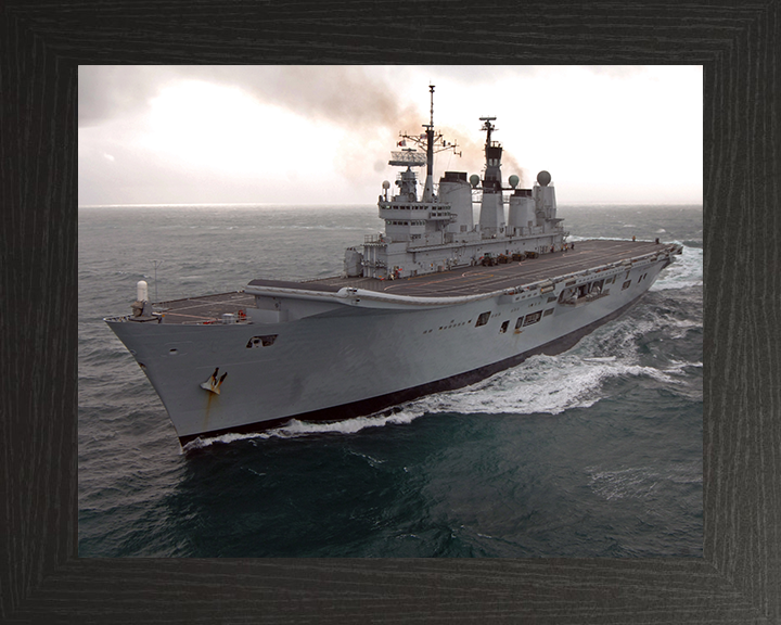 HMS Ark Royal R07 Royal Navy Invincible class aircraft carrier Photo Print or Framed Print - Hampshire Prints