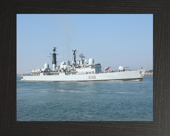 HMS Cardiff D108 | Photo Print | Framed Print | Poster | Type 42 | Destroyer | Royal Navy Hampshire Prints
