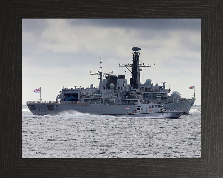 HMS Argyll F231 Royal Navy type 23 Frigate Photo Print or Framed Print - Hampshire Prints